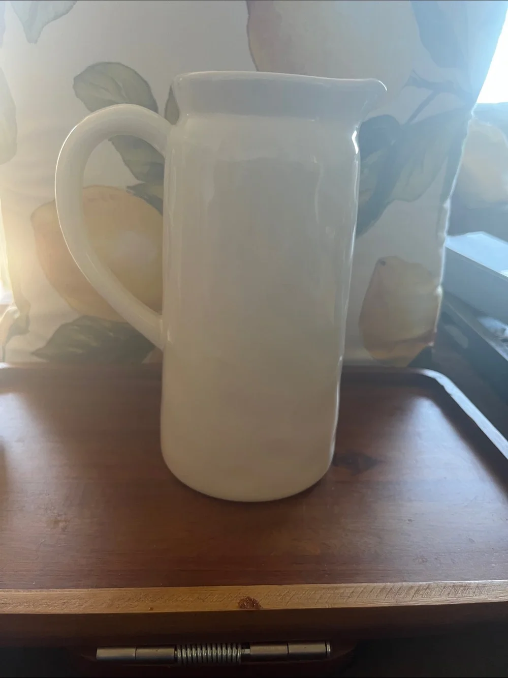 Rae Dunn White 'LEMONADE' Ceramic Pitcher